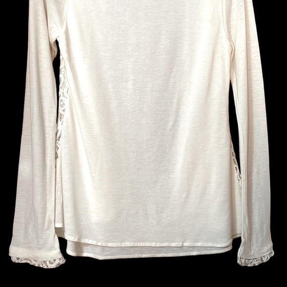 Banana Republic Lace Front Fully Lined Long Sleeves Open Front Light Cardigan S - Picture 7 of 13